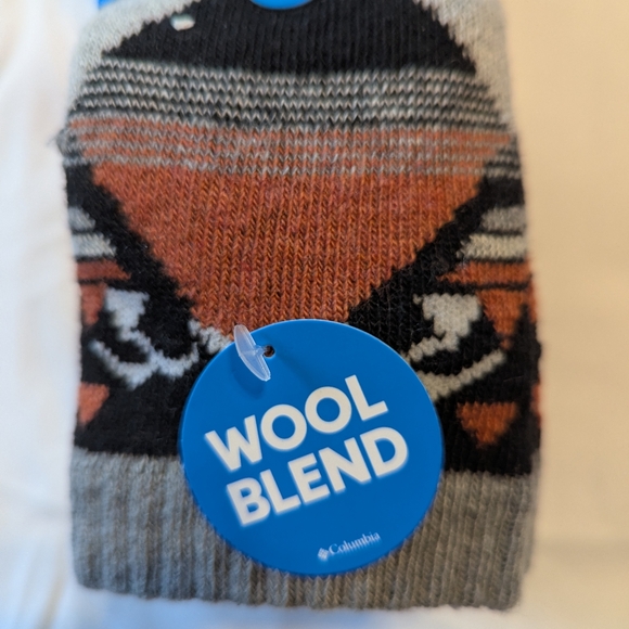 Mens Columbia Crew Wool Blend Socks 4 Pairs Brand New - Picture 3 of 7